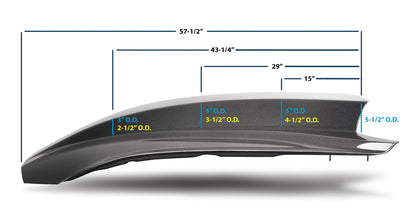 2018-2023 Ford Mustang Double Sided Type-CJ Carbon Fiber Cowl Hood