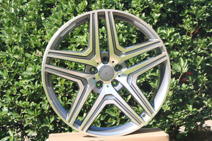 20" Wheels fits Mercedes Benz GL350 GL450 GL500 GL550 GLE350 GLE400 GLE43 GLE450 GLE53 GLE63 GLS450 GLS550 GLS63 ML350 ML500 ML550