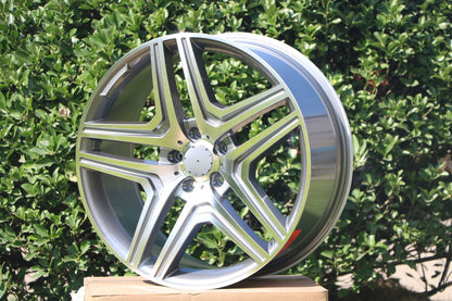 22" Wheels fits Mercedes Benz GL350 GL450 GL500 GL550 GLE350 GLE400 GLE43 GLE450 GLE53 GLE63 GLS450 GLS550 GLS63 ML350 ML500 ML550