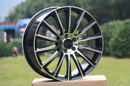 22" Multispoke Style Wheels fits Mercedes Benz CL500 CL550 CL65 CLS350 CLS550 CLS63 CLS65 E300 E350 E53 E550 E63 E65 GL350 GL450 GL550 GLE350 GLE450 GLE53 GLE580 GLS350 GLS450 GLS63 ML350 ML450 ML500 ML550 S450 S500 S550 S580 S600 S63 S65