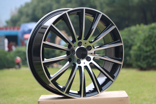 22" Multispoke Style Wheels fits Mercedes Benz CL500 CL550 CL65 CLS350 CLS550 CLS63 CLS65 E300 E350 E53 E550 E63 E65 GL350 GL450 GL550 GLE350 GLE450 GLE53 GLE580 GLS350 GLS450 GLS63 ML350 ML450 ML500 ML550 S450 S500 S550 S580 S600 S63 S65