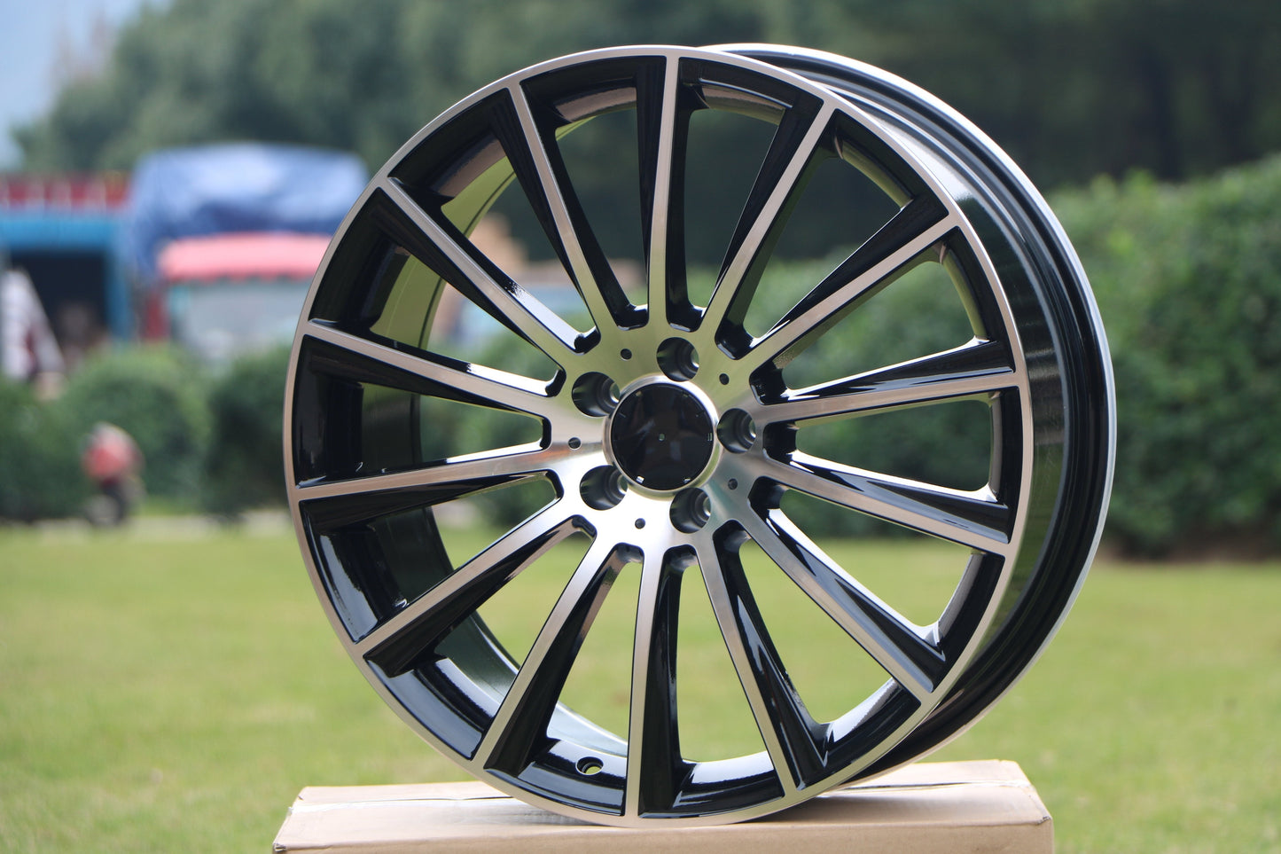 19" Multispoke Style Wheels fits Mercedes Benz C180 C250 C300 C350 C400 CLA250 E300 E320 E350 E550 S350 S400 S450 S500 S550 S600 S63