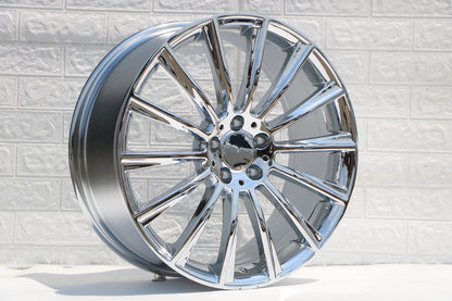 22" Multispoke Style Wheels fits Mercedes Benz CL500 CL550 CL65 CLS350 CLS550 CLS63 CLS65 E300 E350 E53 E550 E63 E65 GL350 GL450 GL550 GLE350 GLE450 GLE53 GLE580 GLS350 GLS450 GLS63 ML350 ML450 ML500 ML550 S450 S500 S550 S580 S600 S63 S65