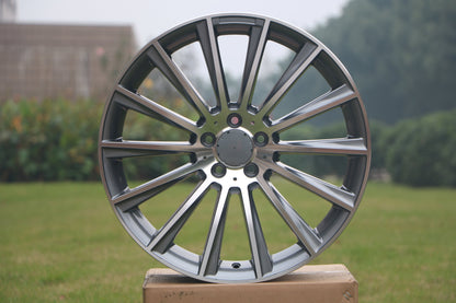 18" Multispoke Style Wheels fits Mercedes Benz C180 C250 C300 C350 C400 C550 C63 CL500 CL65 CLA250 CLA45 CLS550 CLS63 CLS65 E300 E320 E350 E53 E550 E63 E65 S350 S400 S450 S500 S550 S600 S63