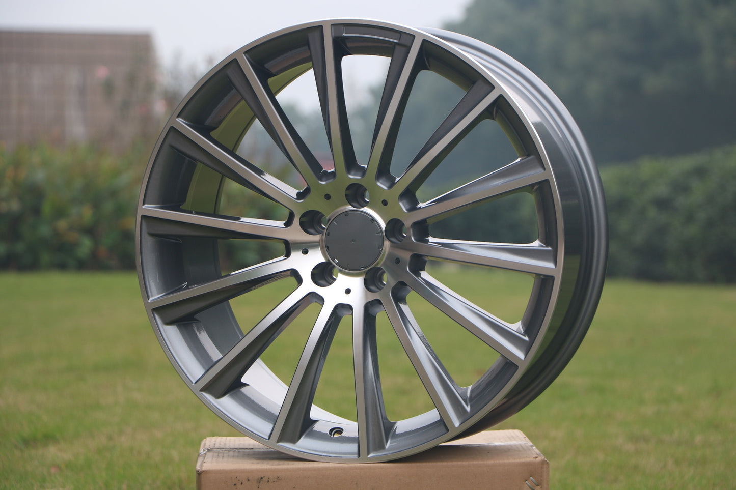 20" Multispoke Style Wheels fits Mercedes Benz C250 C300 C400 C63 CL500 CL550 CL65 CLS550 CLS63 CLS65 E300 E350 E53 E550 E63 E65 GL350 GL450 GLE350 GLE450 GLE53 GLE580 GLS450 GLS63 ML350 ML500 S350 S400 S450 S500 S550 S560 S580 S600 S63 S65