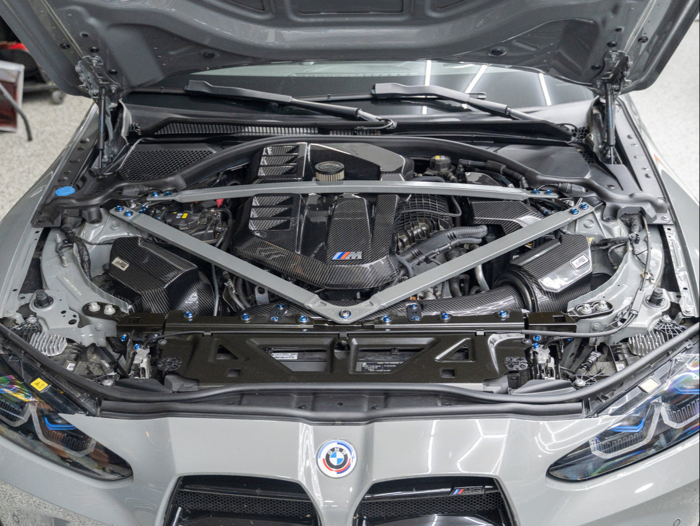 JDC Titanium Engine Bay Dress-Up Hardware Kit (BMW G8X M3/M4)