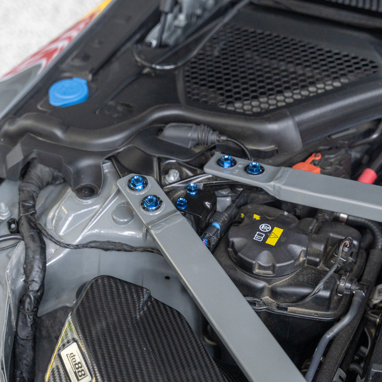 JDC Titanium Engine Bay Dress-Up Hardware Kit (BMW G8X M3/M4)