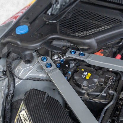 JDC Titanium Engine Bay Dress-Up Hardware Kit (BMW G8X M3/M4)