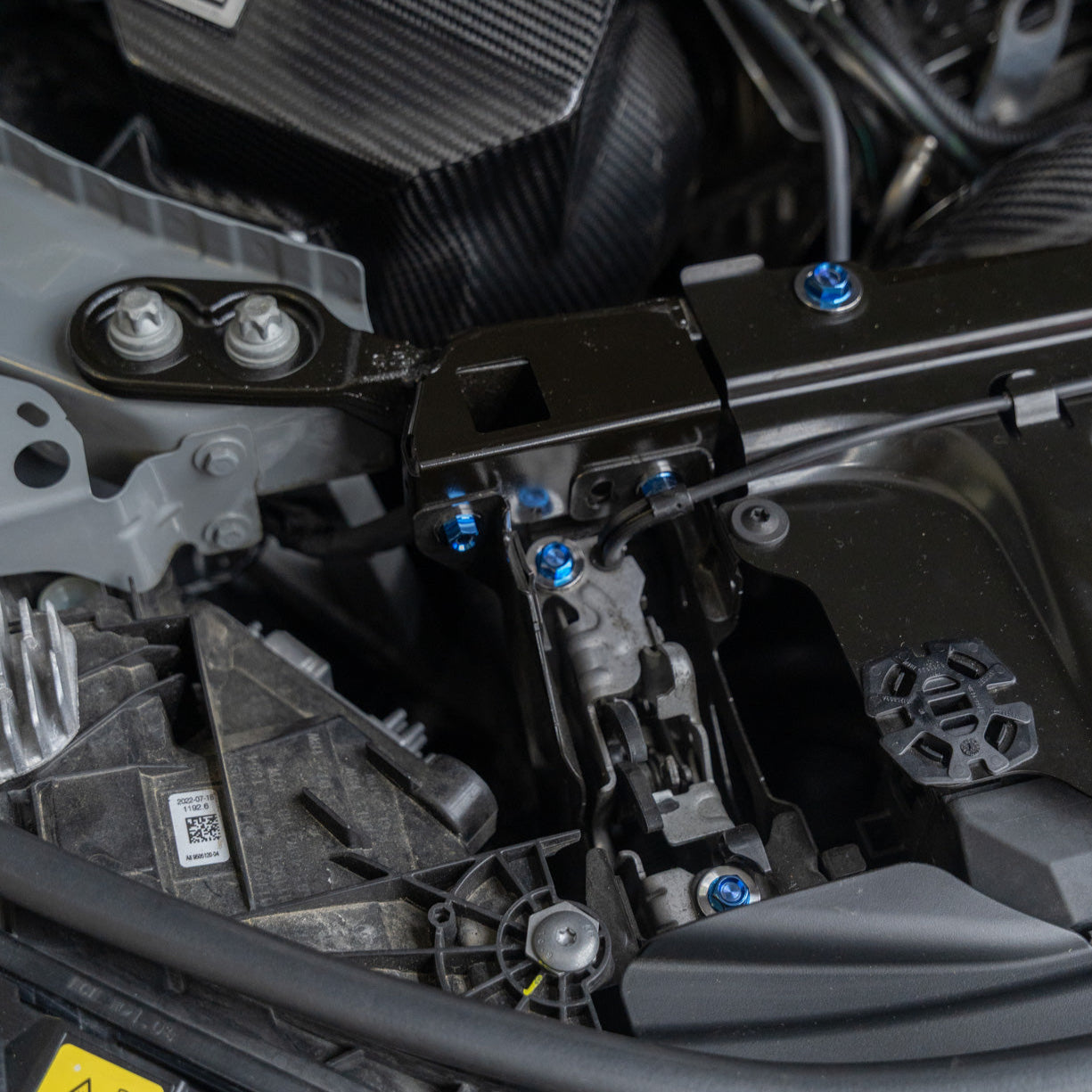 JDC Titanium Engine Bay Dress-Up Hardware Kit (BMW G8X M3/M4)