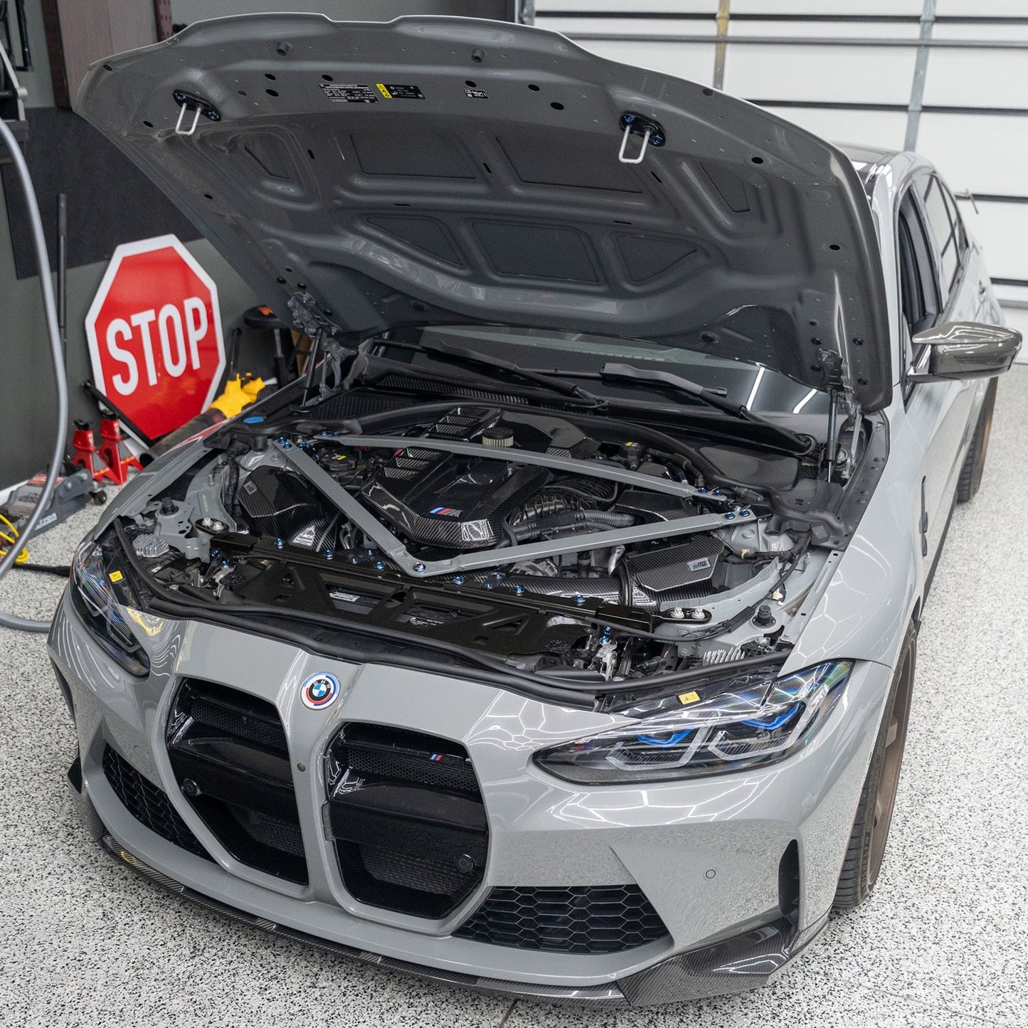 JDC Titanium Engine Bay Dress-Up Hardware Kit (BMW G8X M3/M4)