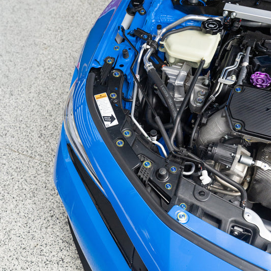 JDC Titanium Headlight/Bumper Plastic Clip Replacement (2023+ FL5 Civic Type R/11th Gen Civic Si)