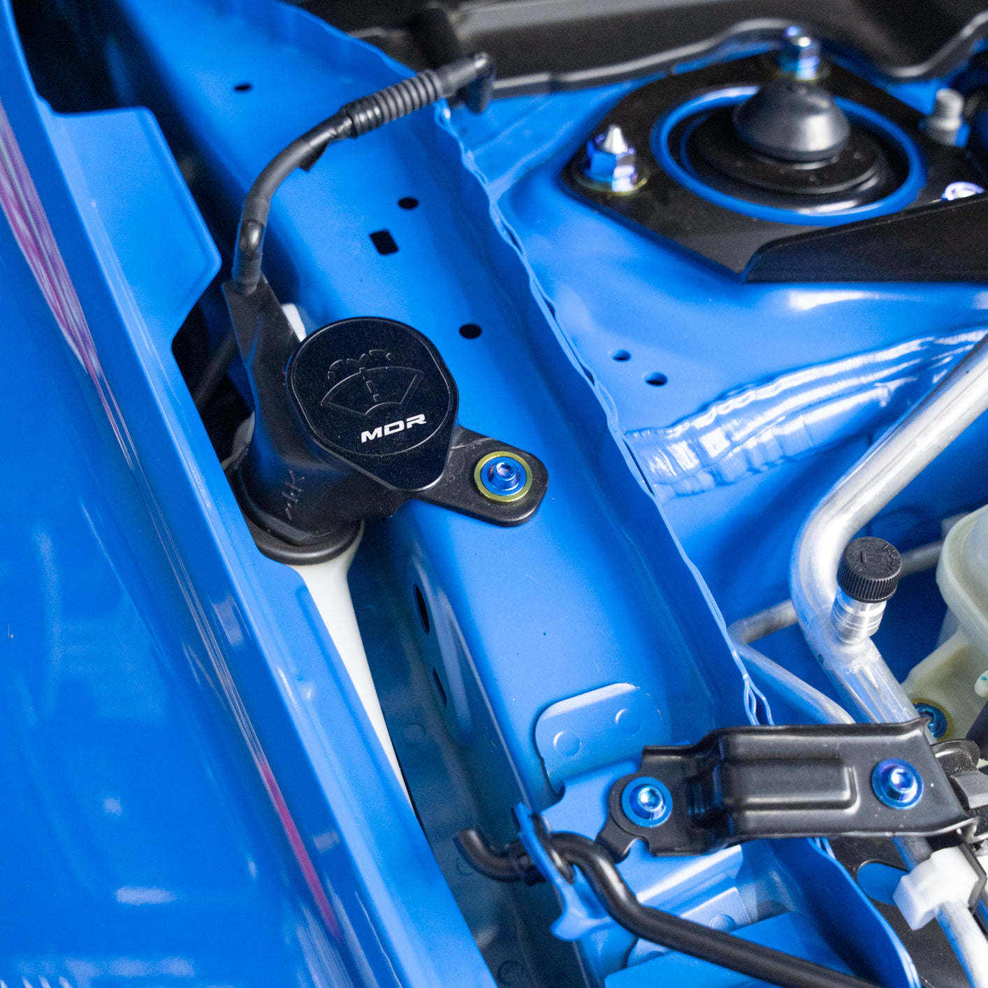 JDC Titanium Washer Fluid Pop Clip Replacement Kit (2022+ Honda Civic Si 11th Gen)