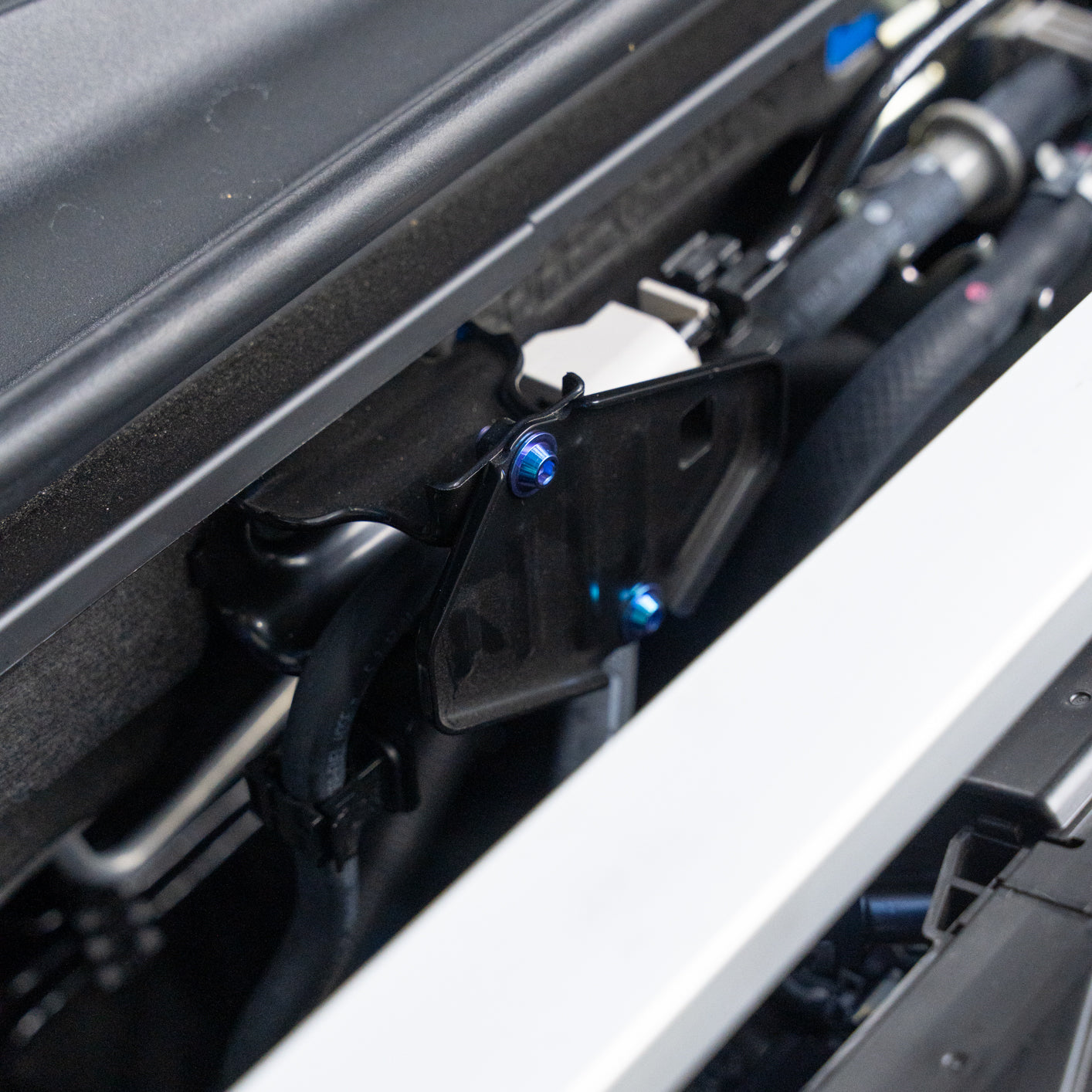 JDC Titanium Vacuum Line Area Hardware (On Firewall) (2023+ FL5 Civic Type R)