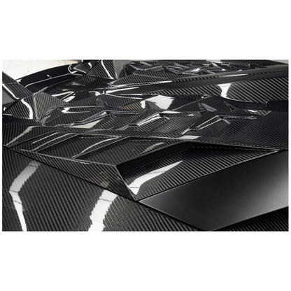 SVY Style Dry Carbon Fiber Rear Side Air Intake Panels for Lamborghini Aventador
