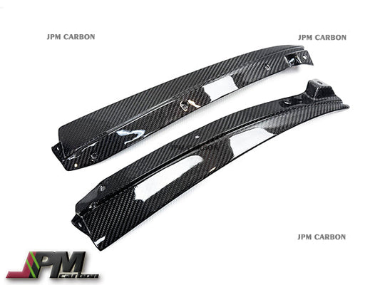 [JPMCarbon] OEM Style Carbon Fiber Front Fender Air Reflectors Fits For 2016-2019 Cadillac ATS-V Only