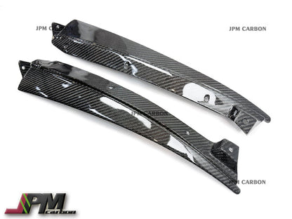 [JPMCarbon] OEM Style Carbon Fiber Front Fender Air Reflectors Fits For 2016-2019 Cadillac ATS-V Only
