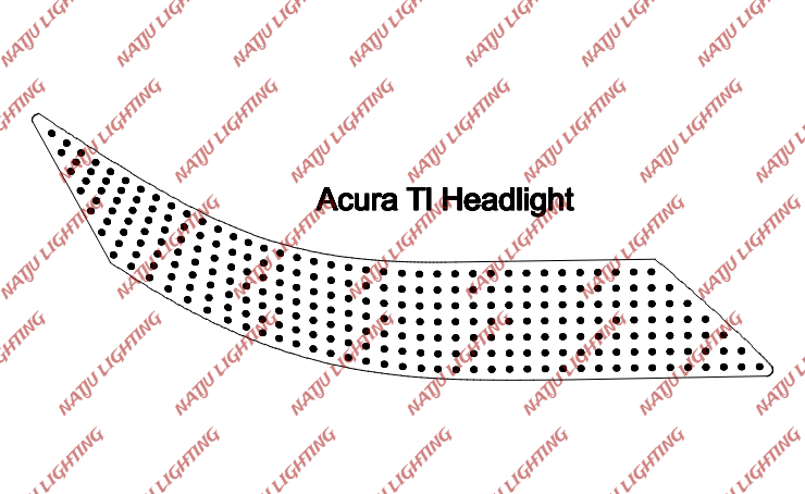 04-05 Acura Tl (Whole headlight)