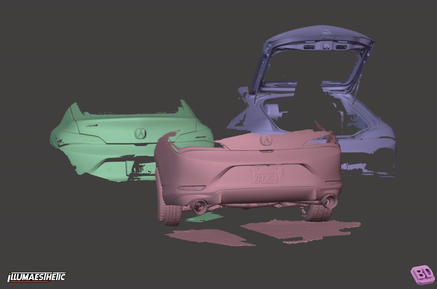 Acura Integra (DE4) 3D Scan (2021+)