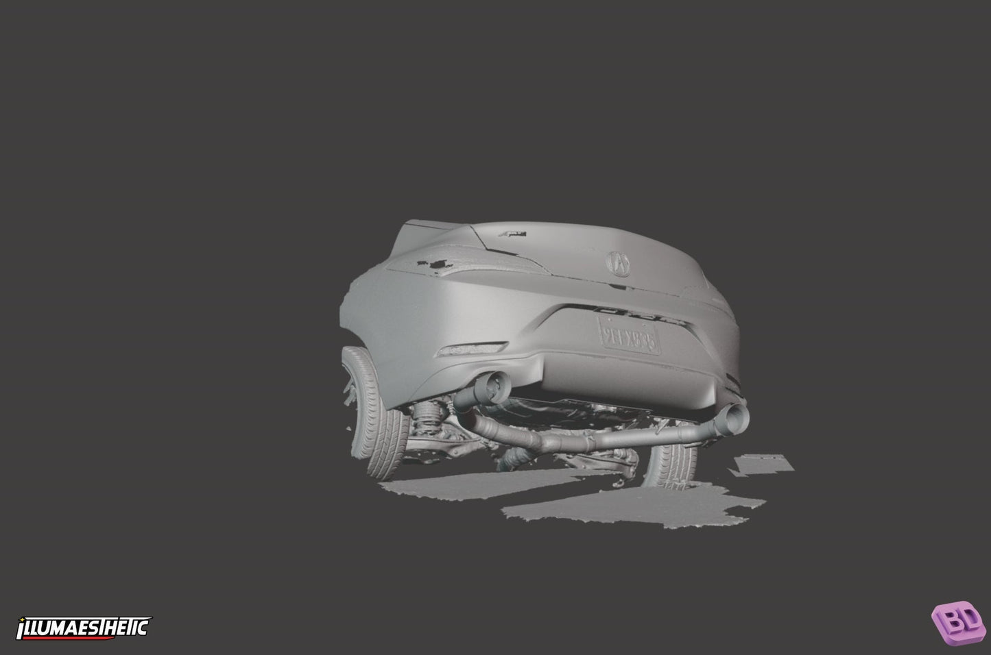 Acura Integra (DE4) 3D Scan (2021+)