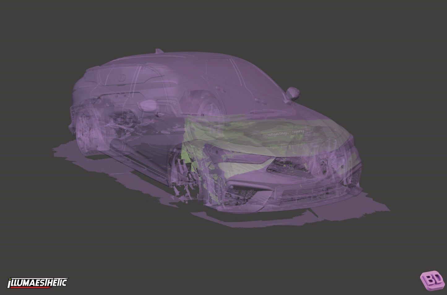 Acura Integra Type S (DE5) 3D Scan (2022+)