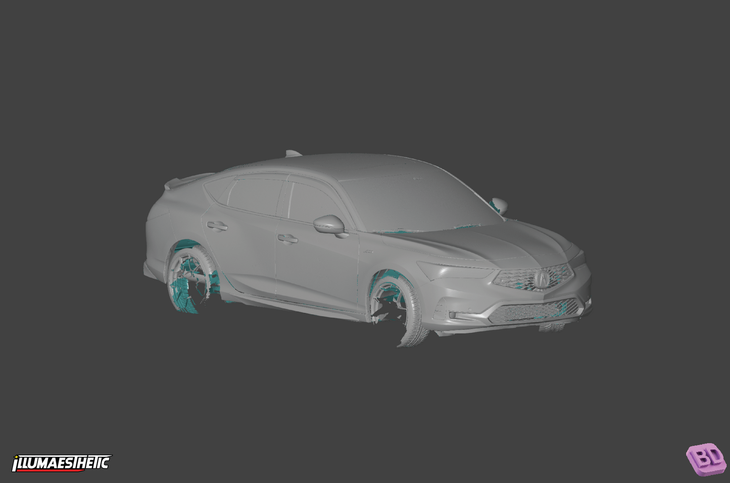 Acura Integra (DE4) 3D Scan (2021+)