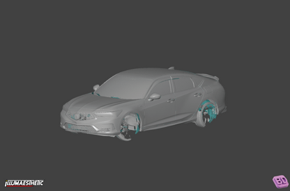 Acura Integra (DE4) 3D Scan (2021+)
