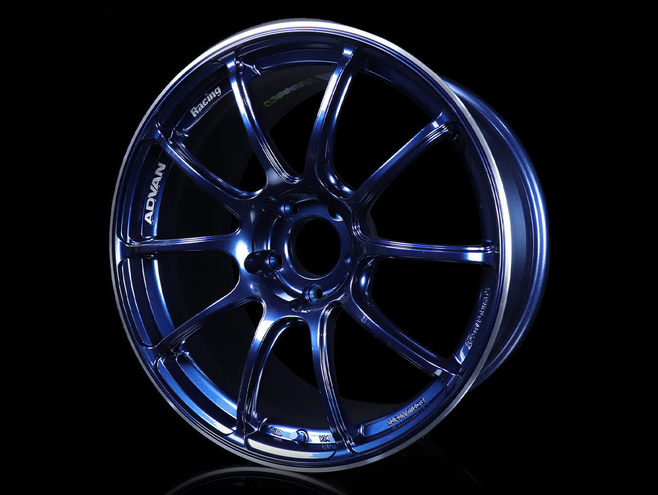 Advan RZII 19x9.5 +35 5x120 Racing Indigo Blue Wheel