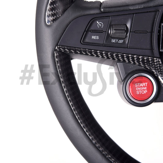 2017-2019 Alfa Romeo Giulia / Stelvio Custom Steering Wheel by Exclusive Steering  for