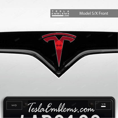 Ant Man Tesla Emblem Decals (Front + Back) | Model S