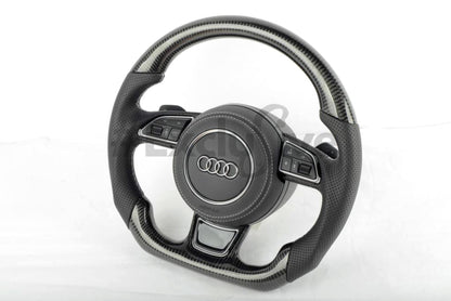 2012-2018 Audi A3 / A4 / A5 / A6 / A7 / A8 / S3 / S4 / S5 / S6 / S7 / S8 / RS7 Custom Steering Wheel by Exclusive Steering