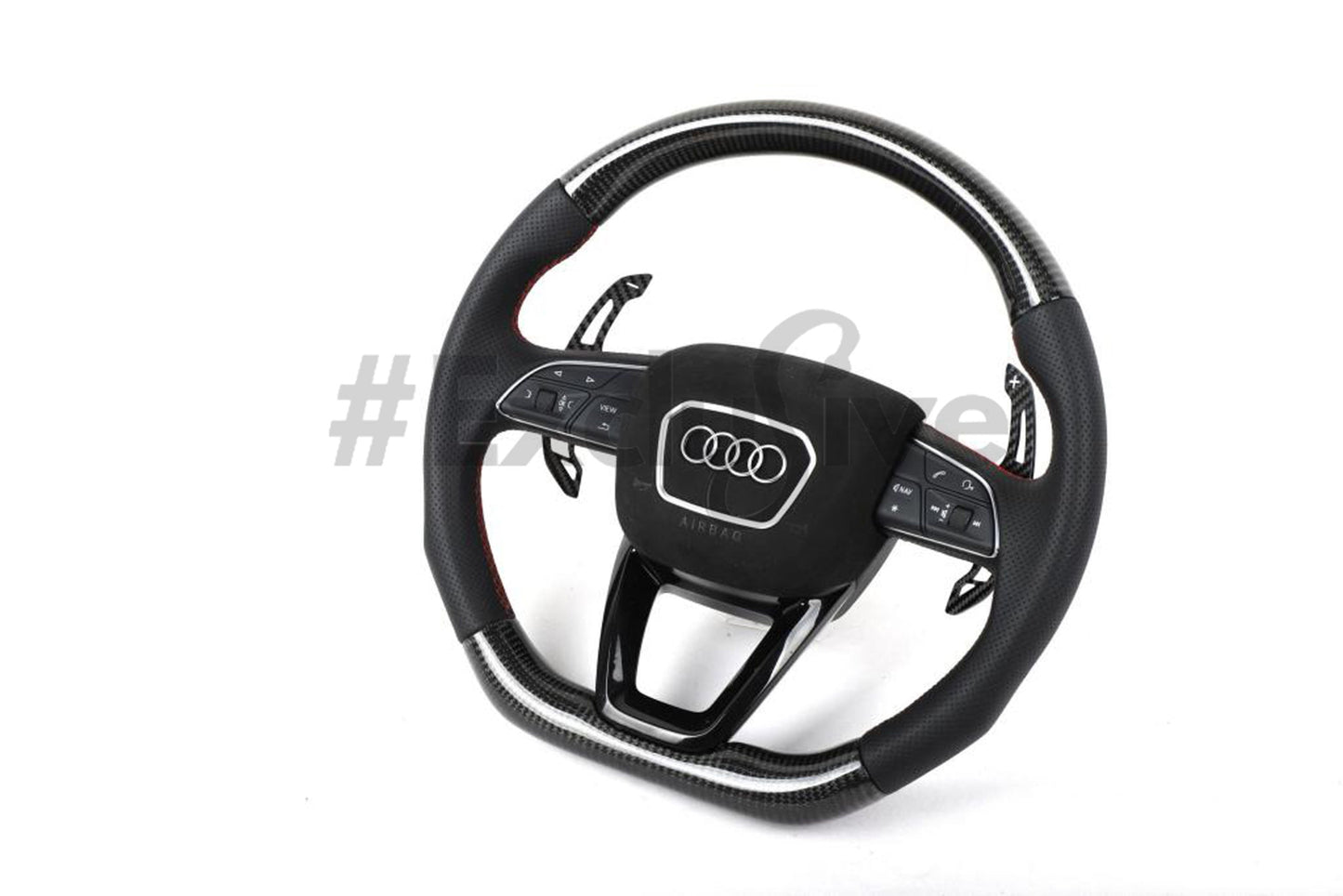 2016-2024  Audi Q3 / Q5 / Q7 / Q8 / SQ5 / SQ7  |   Custom Steering Wheel by Exclusive Steering for