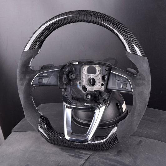 2016-2024  Audi Q3 / Q5 / Q7 / Q8 / SQ5 / SQ7  |   Custom Steering Wheel by Exclusive Steering for