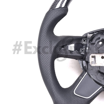 Audi A3, A4, A5, A6, & Q7 Custom Steering Wheel by Exclusive Steering