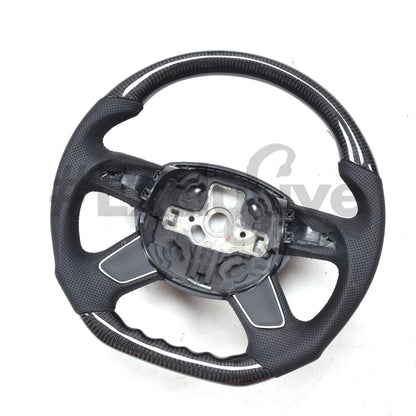 Audi A3, A4, A5, A6, & Q7 Custom Steering Wheel by Exclusive Steering