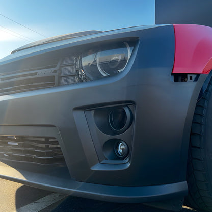 2010-2013 Chevy Camaro ZL1 Package Front Bumper Conversion Full Kit Flat BLK