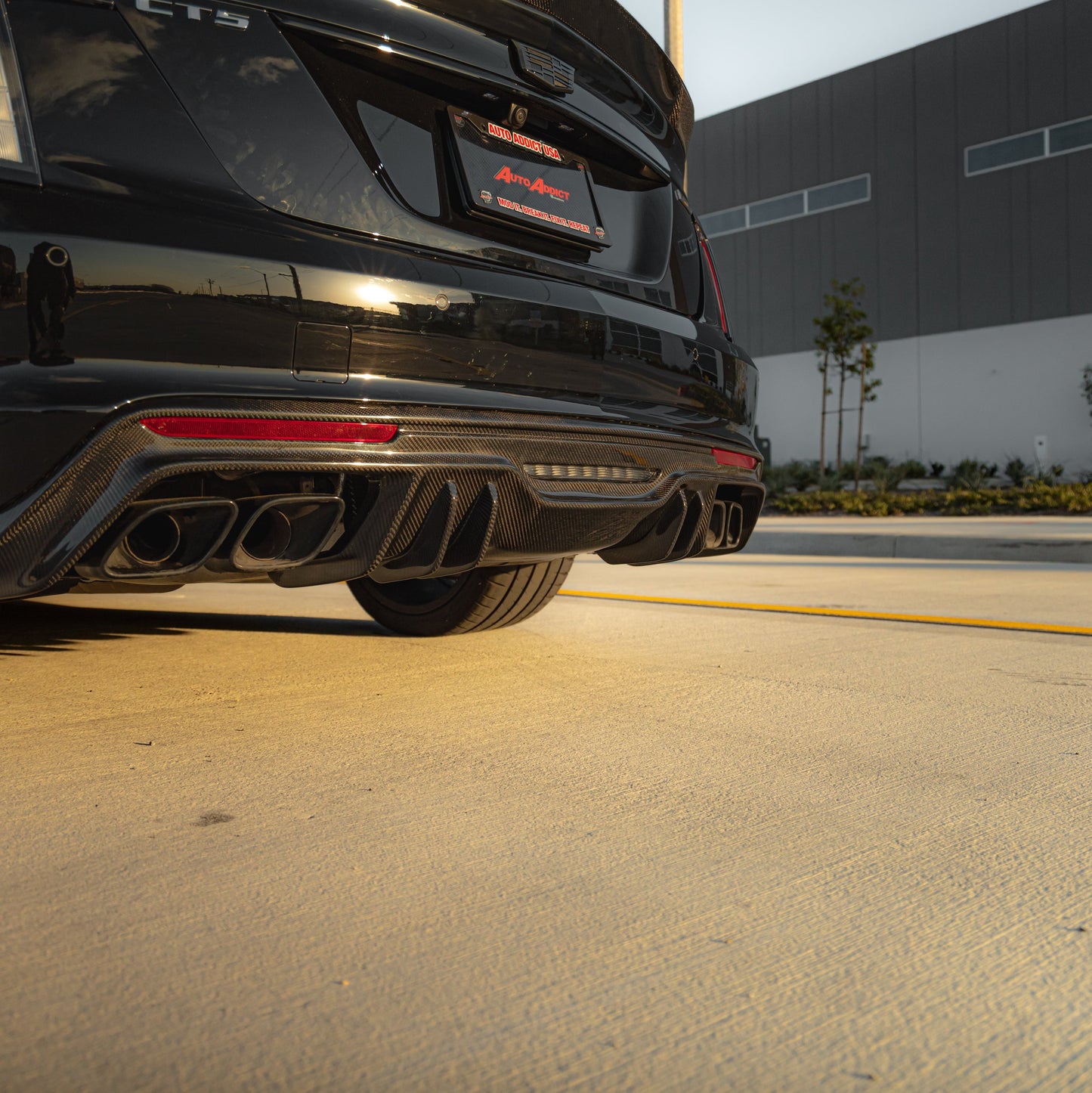 2022-2025 Cadillac CT5-V Blackwing Type-ST Carbon Fiber Rear Diffuser