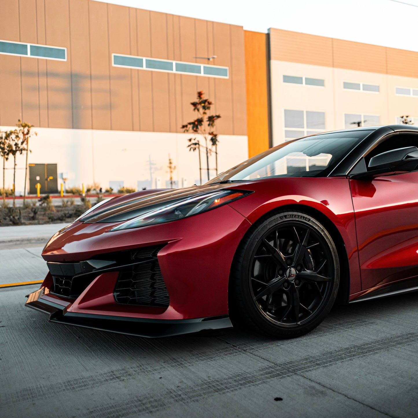 2020-2024 Corvette C8 Stingray Z06 Track Package 15pcs Full Conversion Front Bumper Body Kit