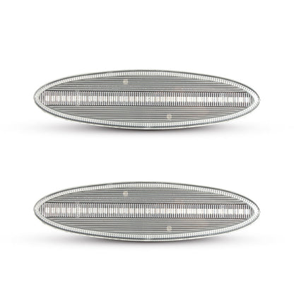 1997-2004 Corvette C5 Rear Bumper Clear Lens Red LED Side Markers