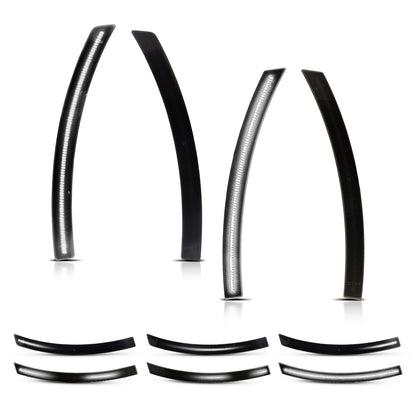 2014-2019 Corvette C7 Smoke Lens White Dynamic Animation LED Side Markers Set