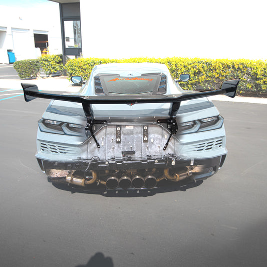 2023-2026 C8 Corvette Z06/E-Ray ZR1 ZTK Rear Spoiler Gloss Carbon Fiber 1pc