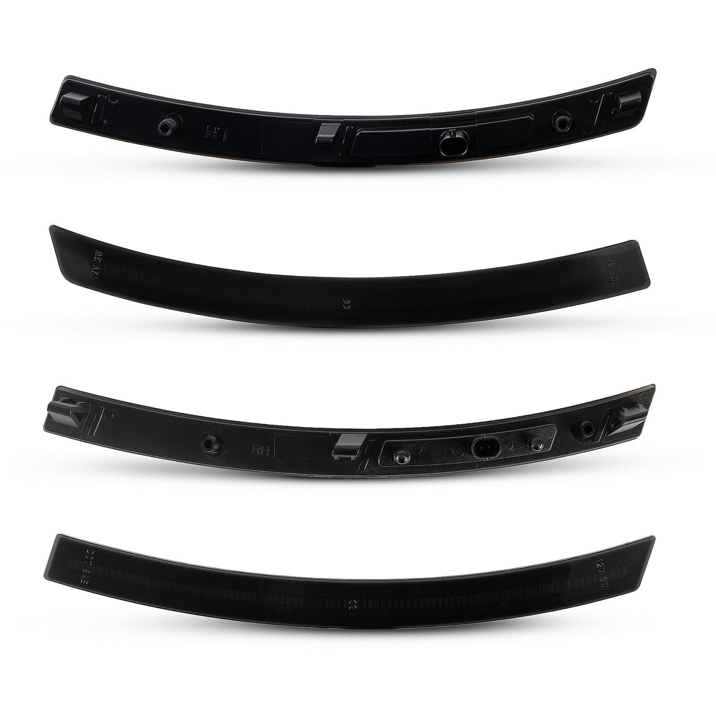 2014-2019 Corvette C7 Smoke Lens White Dynamic Animation LED Side Markers Set