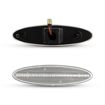 1997-2004 Corvette C5 Rear Bumper Clear Lens Red LED Side Markers