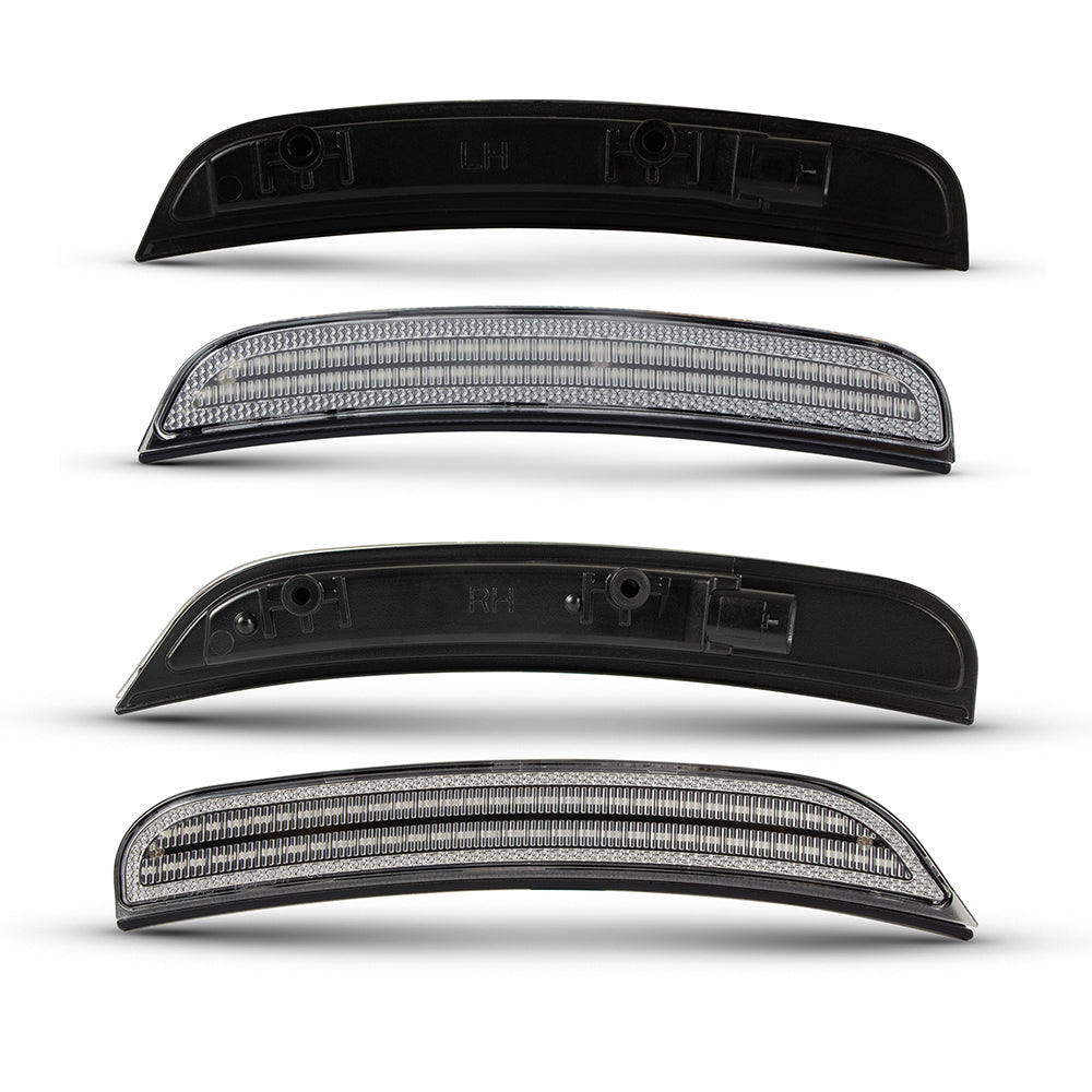 2015–2024 Dodge Charger Clear White LED Side Markers Set