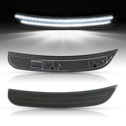 2015-2024 Dodge Charger Smoke White LED Side Markers