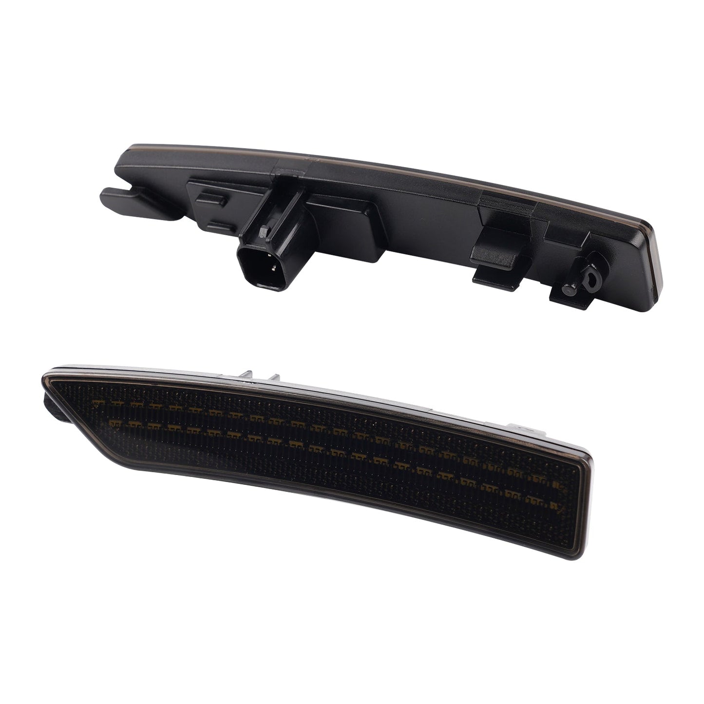2024-2026 Ford Mustang S650 Smoke Lens White Dynamic Animation LED Side Markers
