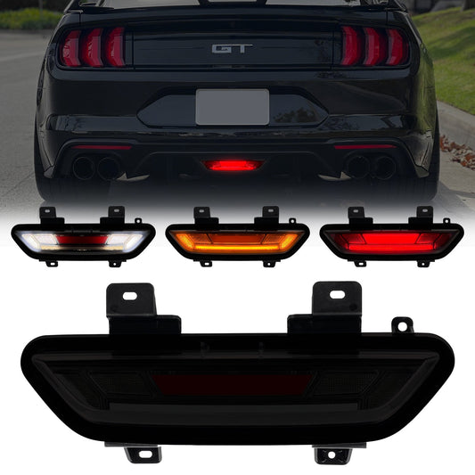 2018-2023 Mustang S550 Rear Diffuser Reverse Light LED Smoke Lens