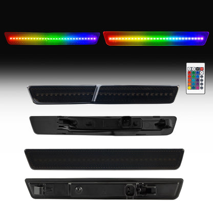2018-2024 Dodge Challenger Widebody Remote Control RGB Smoke Lens LED Side Markers