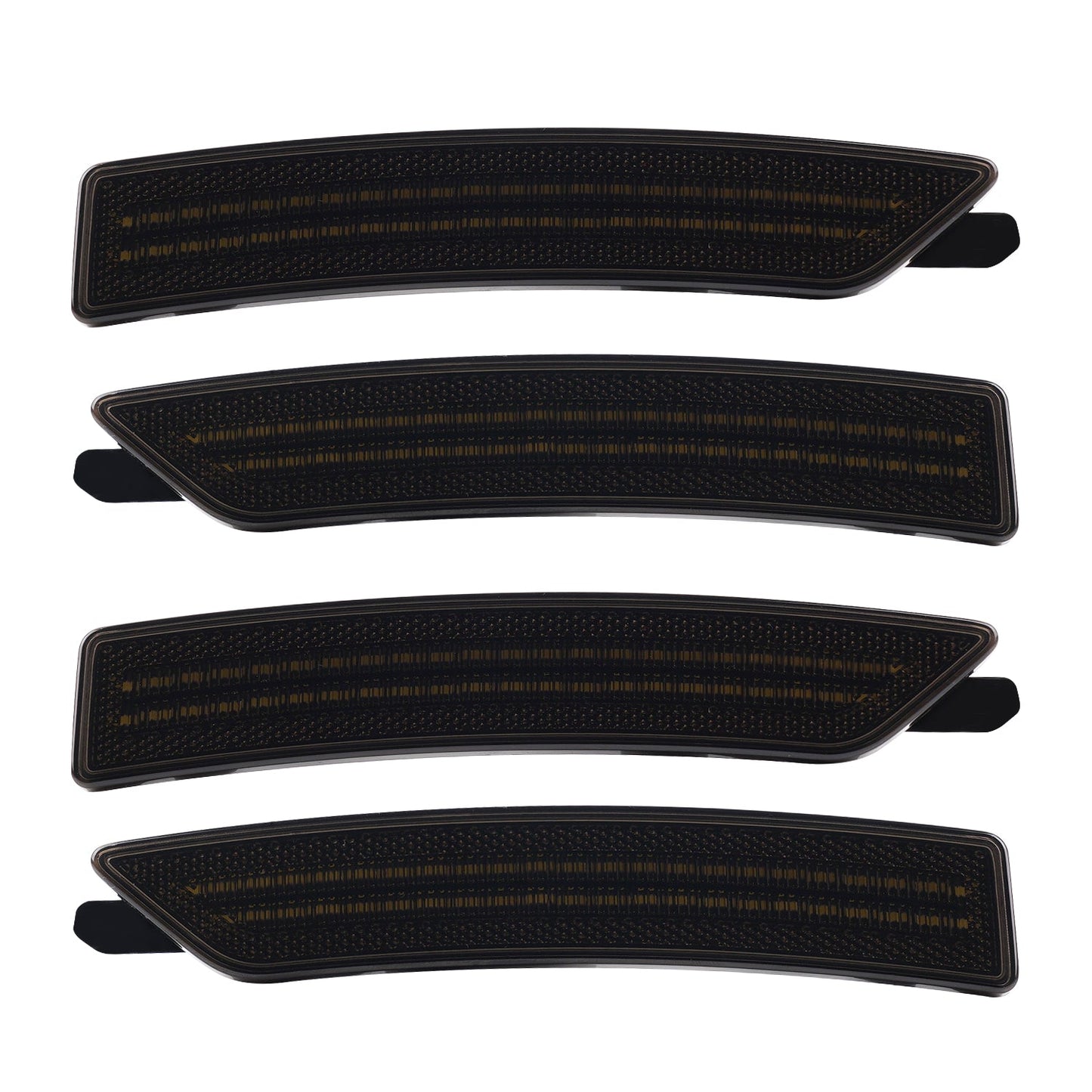 2024-2026 Ford Mustang S650 Smoke Lens White Dynamic Animation LED Side Markers