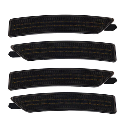 2024-2026 Ford Mustang S650 Smoke Lens White Dynamic Animation LED Side Markers