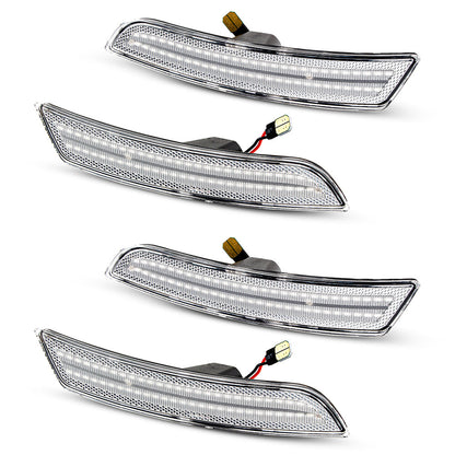 2016-2025 Chevrolet Camaro Clear White LED Side Markers Set